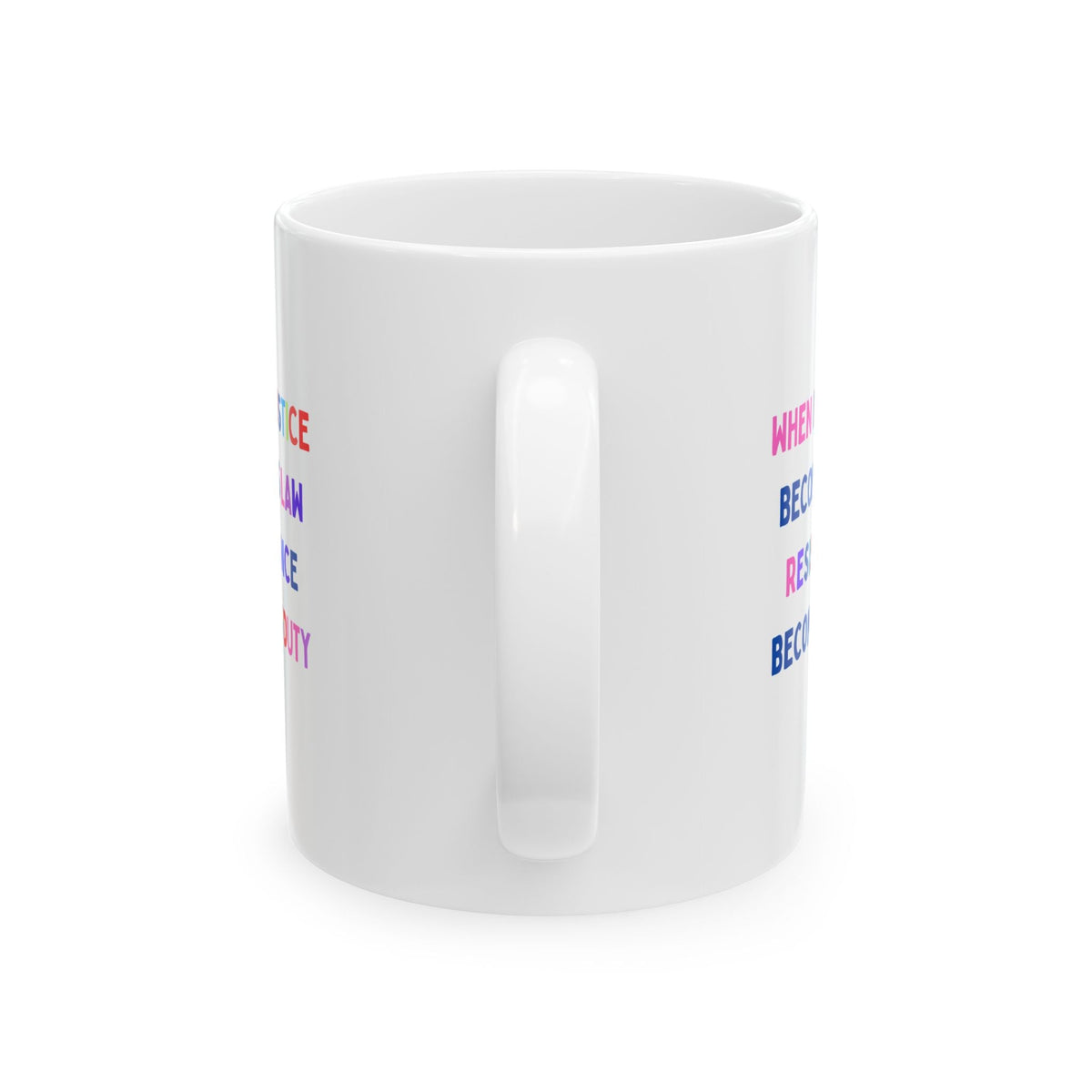 "Resistance" Ceramic Mug, (11oz)