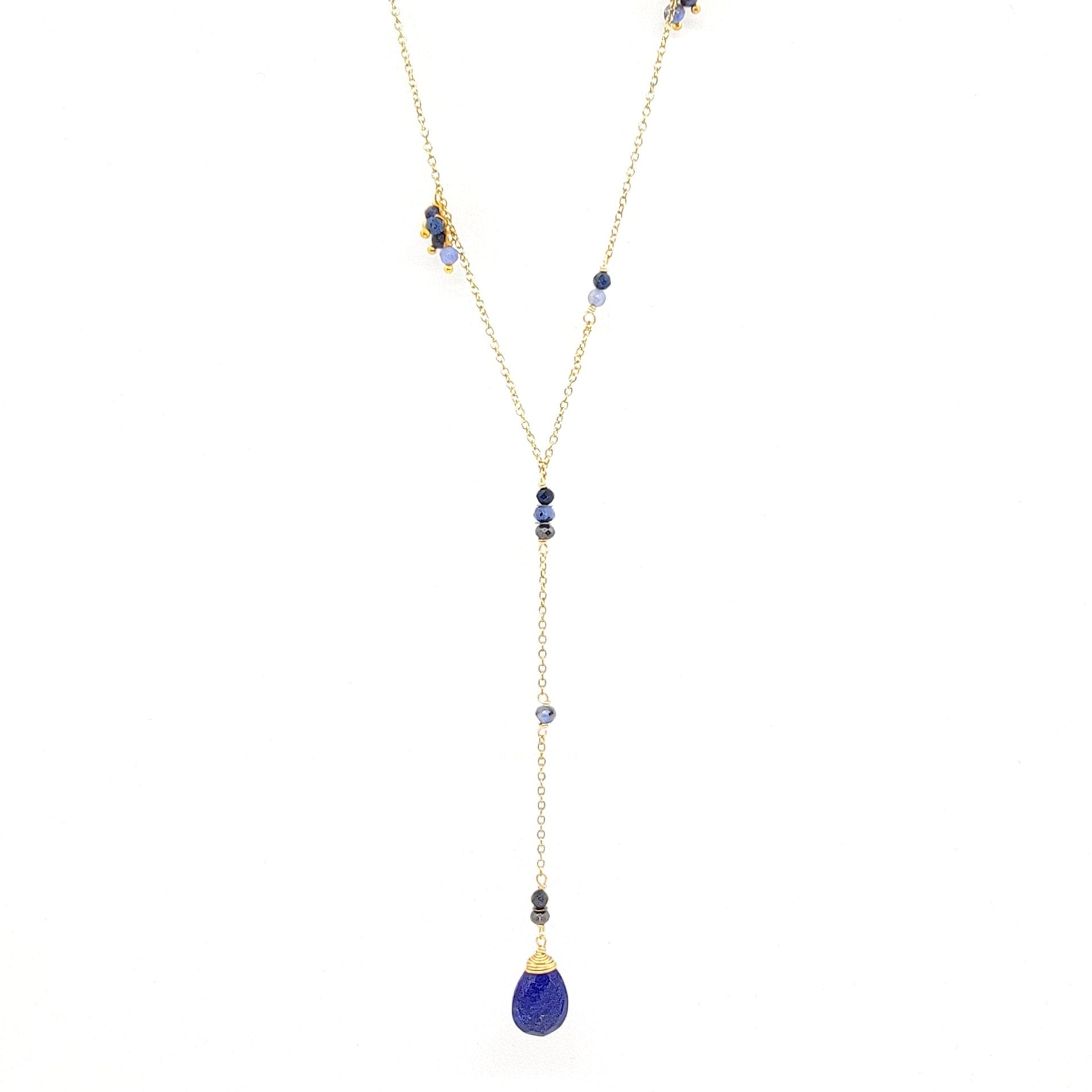 Gemstone "Y" Necklace