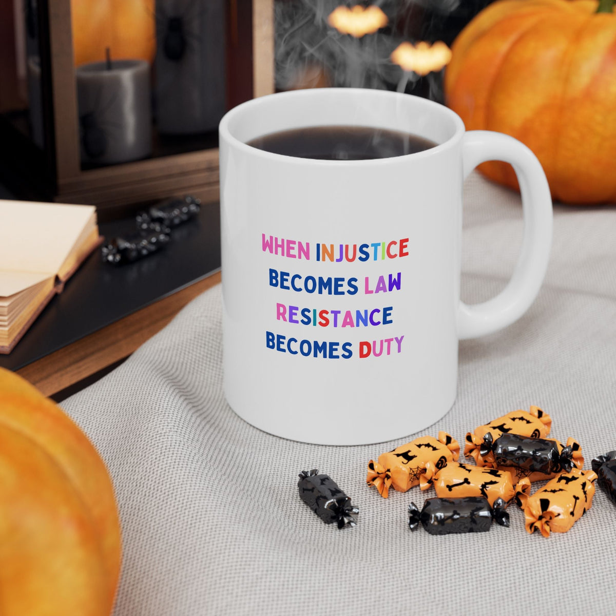 "Resistance" Ceramic Mug, (11oz)