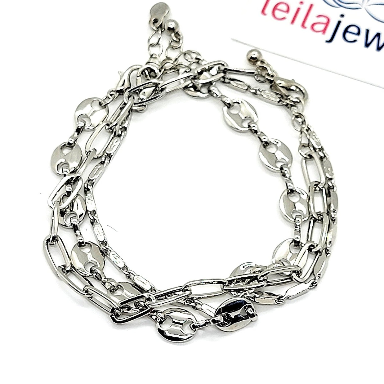 3 Chain Bracelet Set
