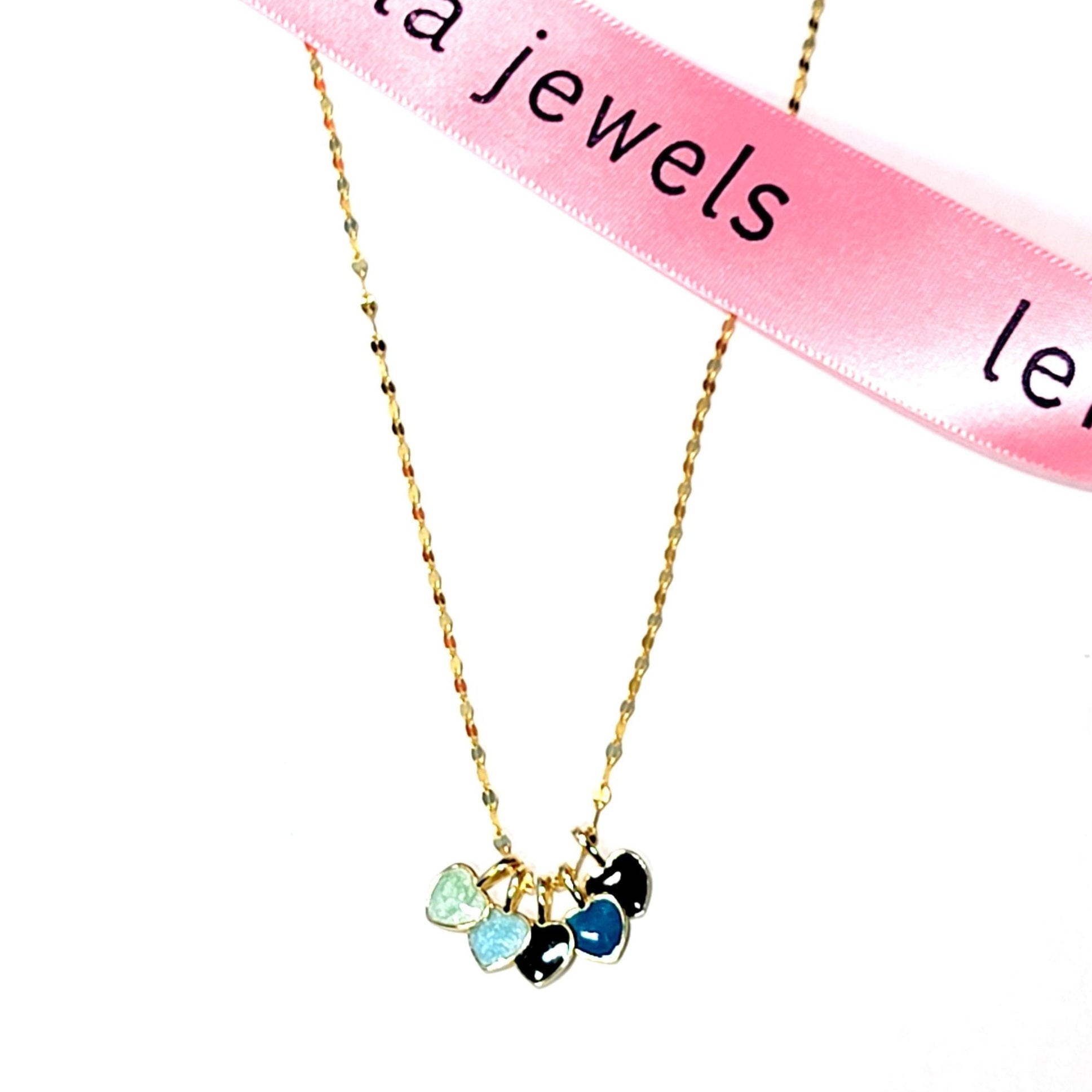 Five Hearts Necklace