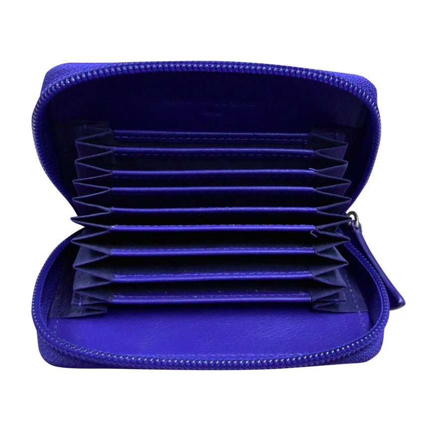 Leather Accordion Card Holder