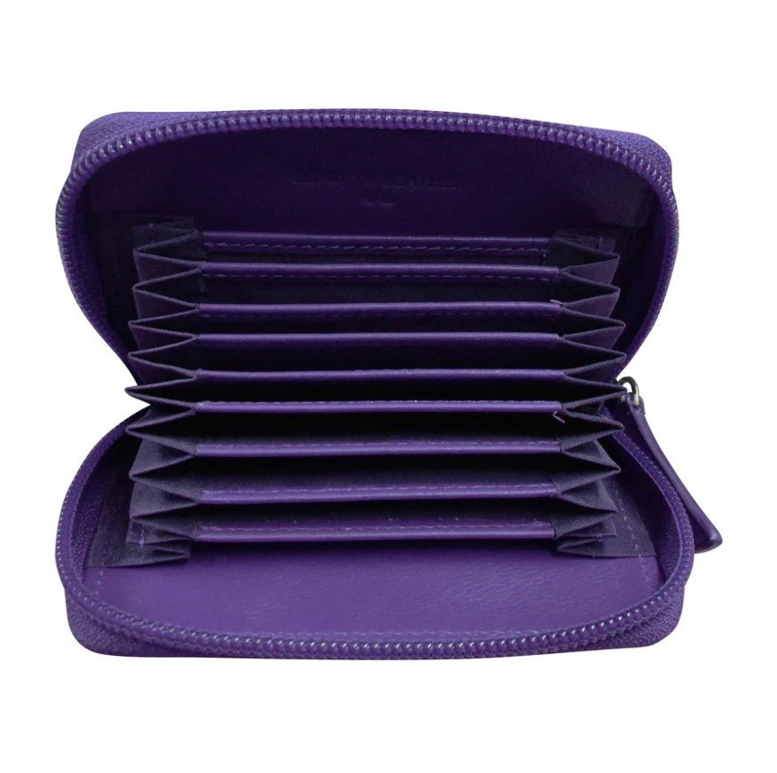 Leather Accordion Card Holder