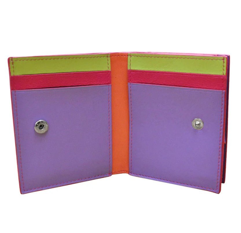 Small Leather Snap Wallet
