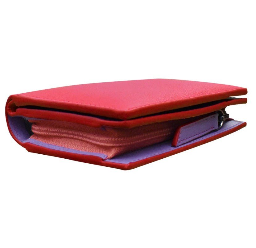 Small Leather Snap Wallet