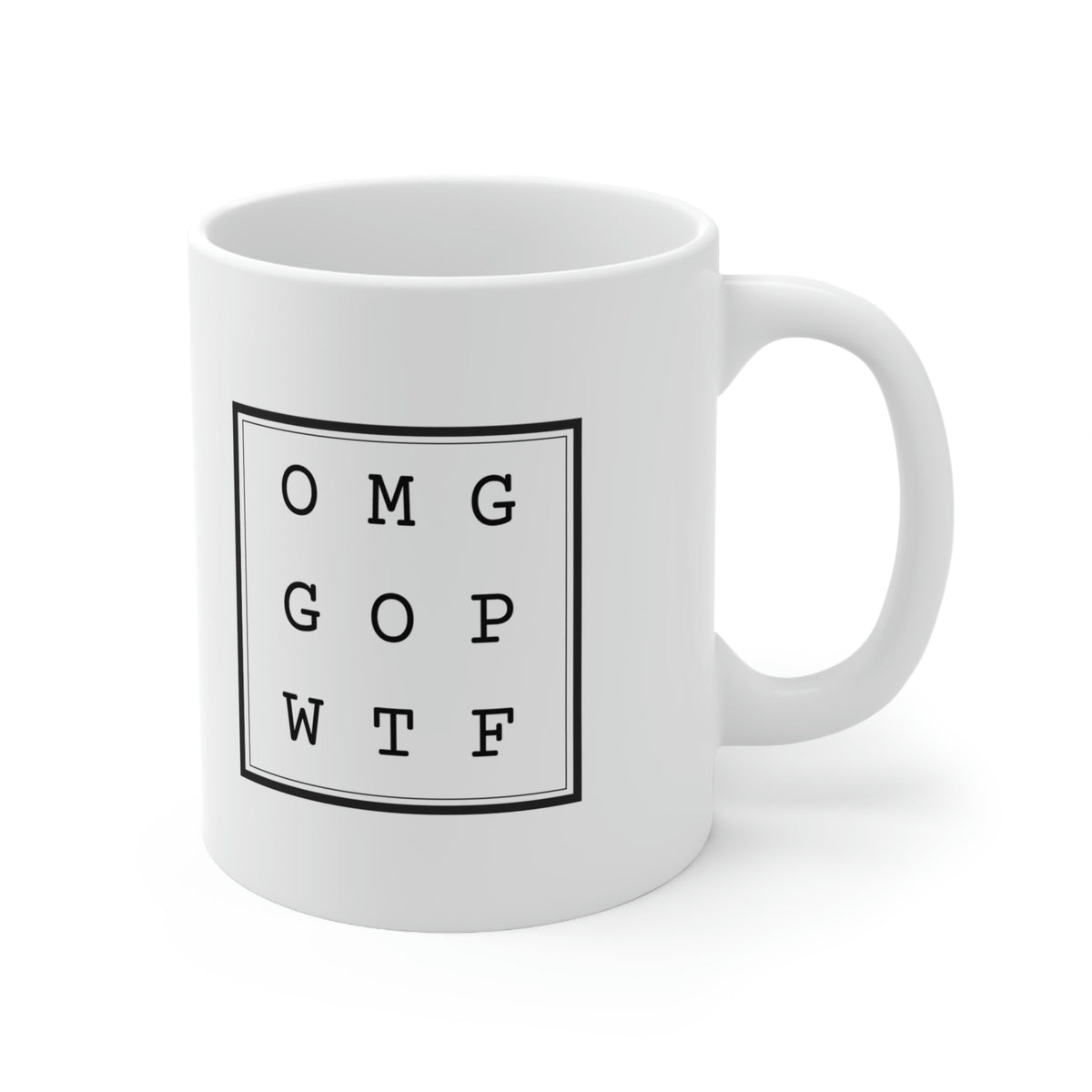 OMG GOP Ceramic Mug 11oz