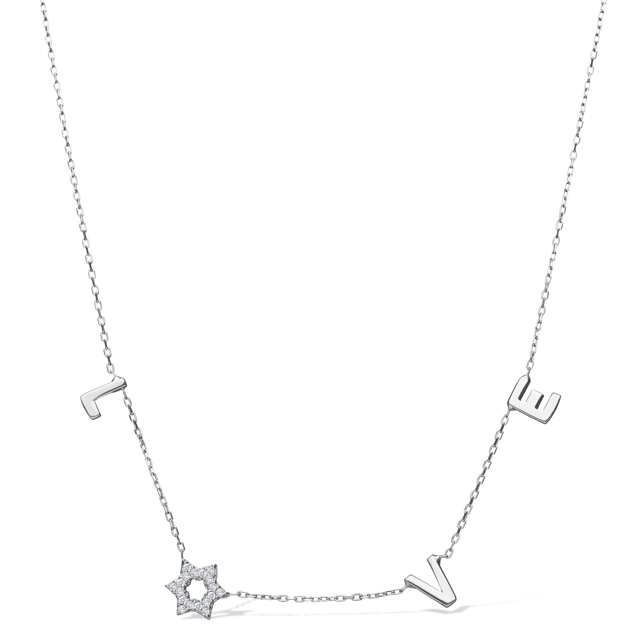 "Love" Star Necklace