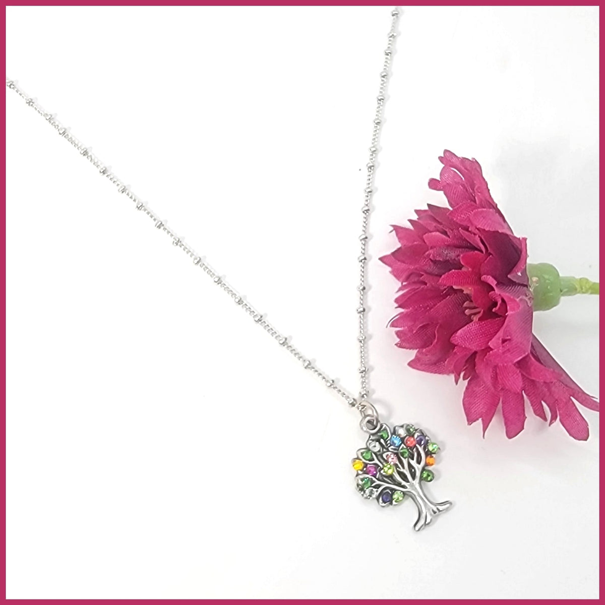 Crystal Tree of Life Necklace