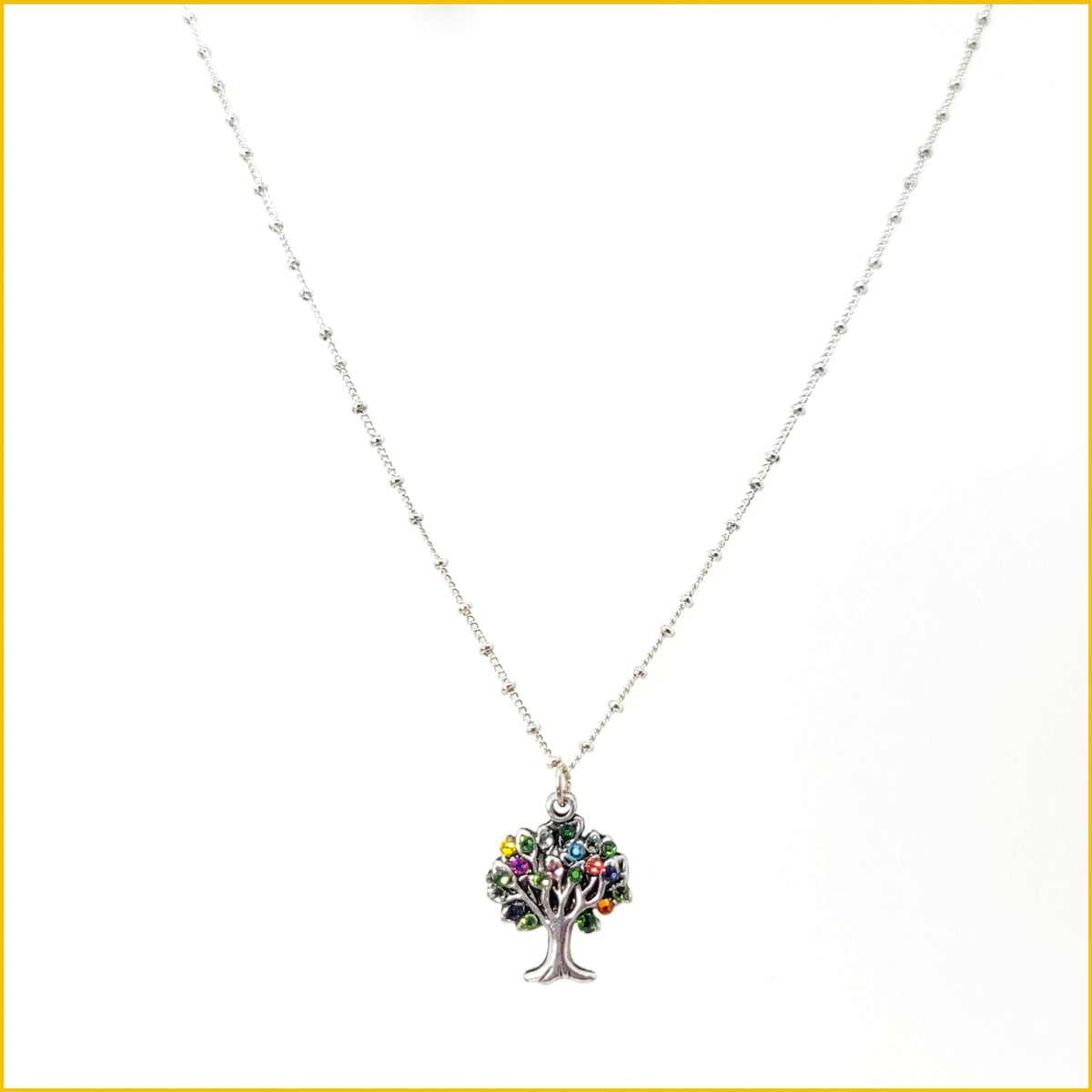 Crystal Tree of Life Necklace