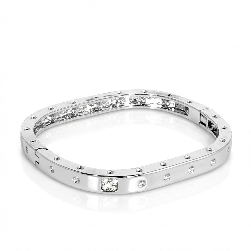 Square Sparkle Bangle
