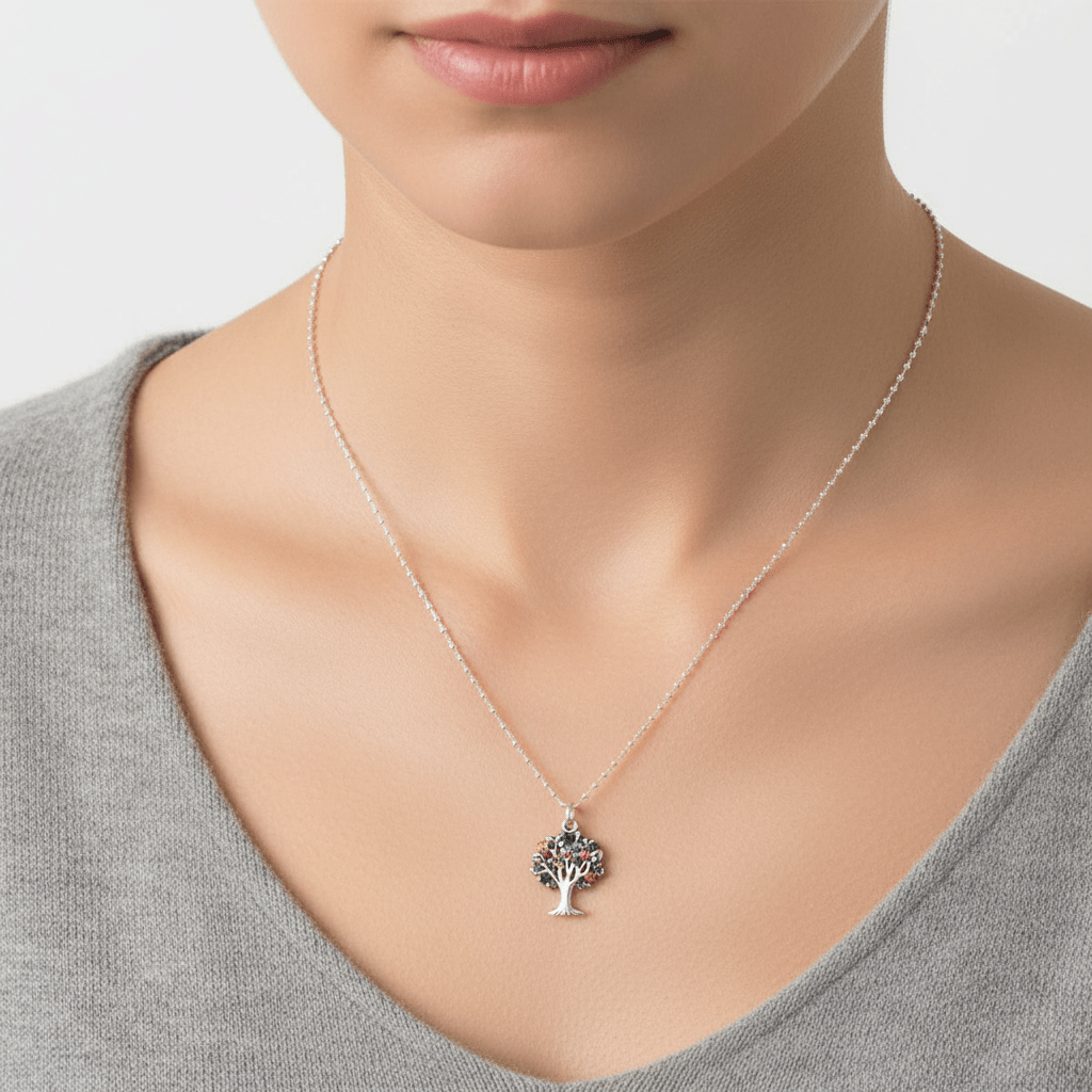 Crystal Tree of Life Necklace