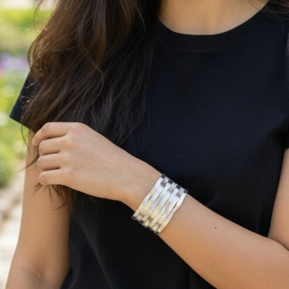 Wavy Open Cuff Bracelet