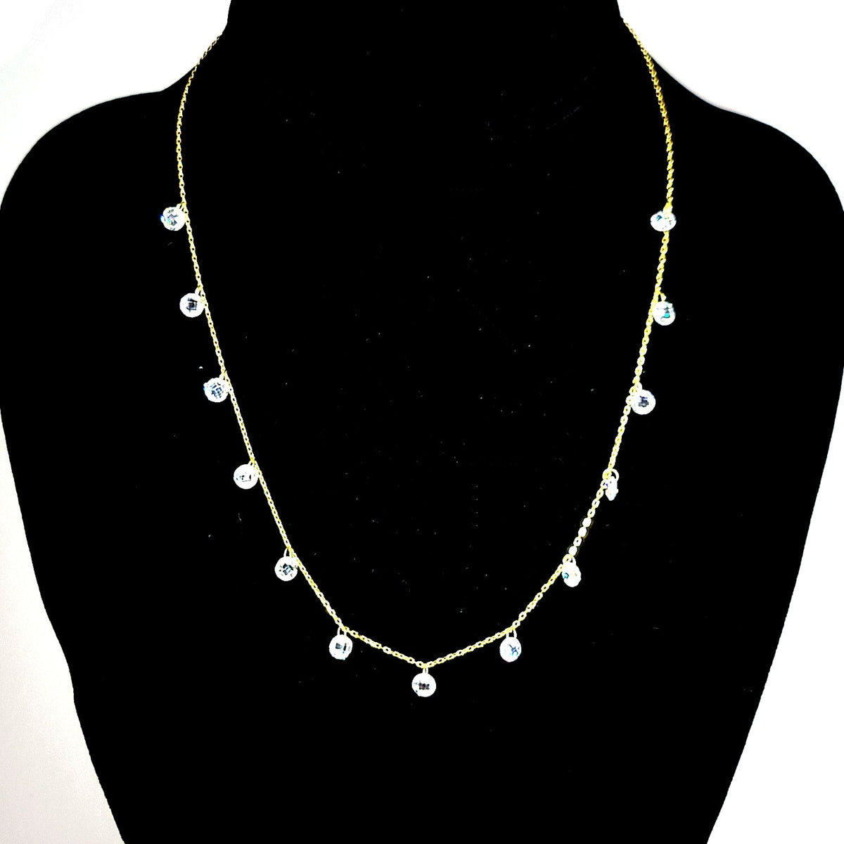 Zirconia Droplet Necklace