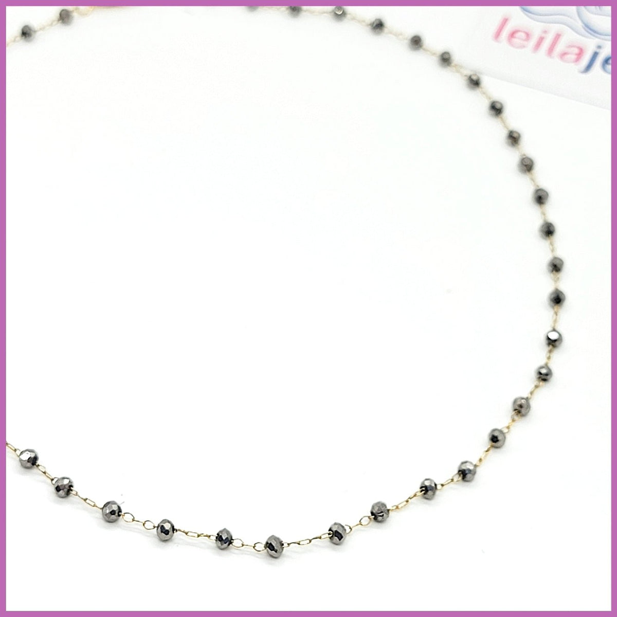 Tiny Crystal Choker Necklace