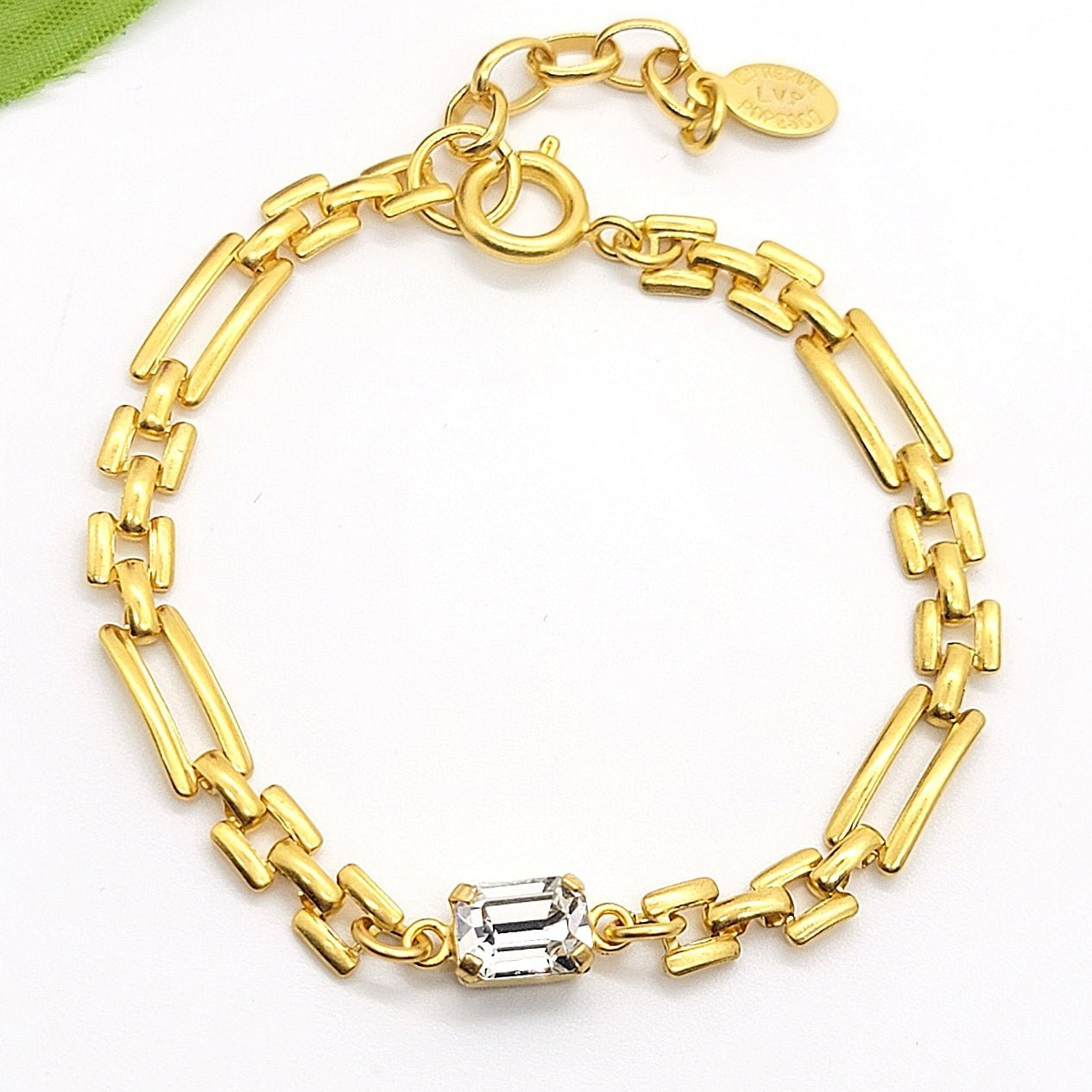 Rectangle Link Chain Bracelet