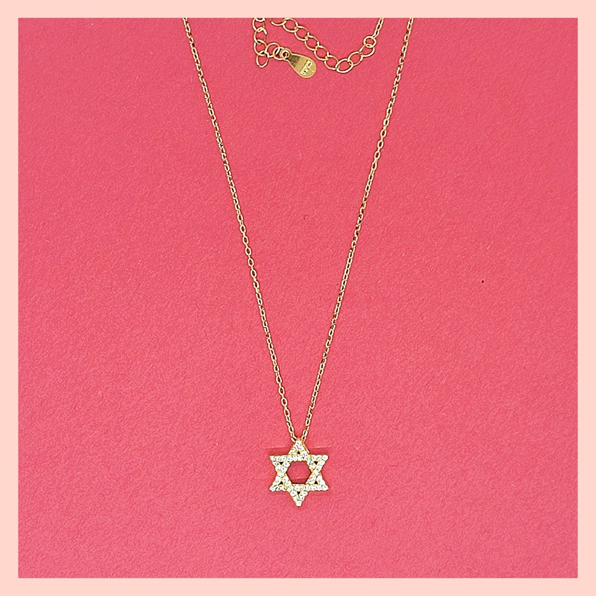 Pavé Star of David Necklace