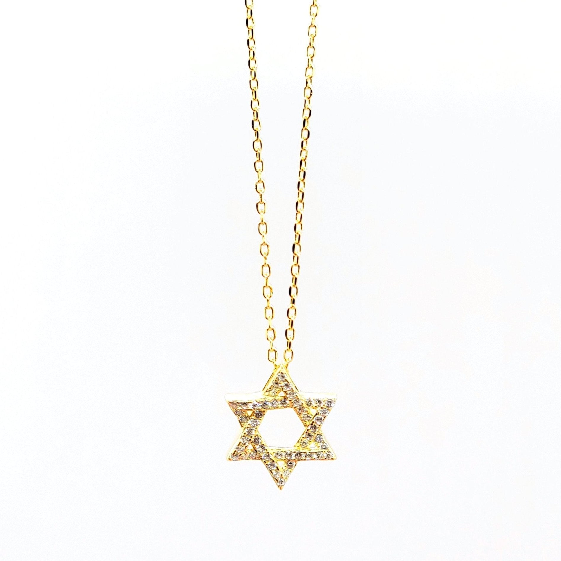 Pavé Star of David Necklace