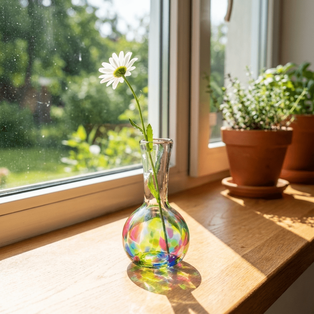 Mom's Little Vase by Henrietta Glass