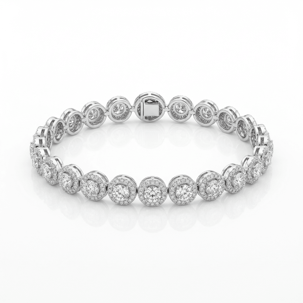 Sterling Silver Zirconia Tennis Bracelet