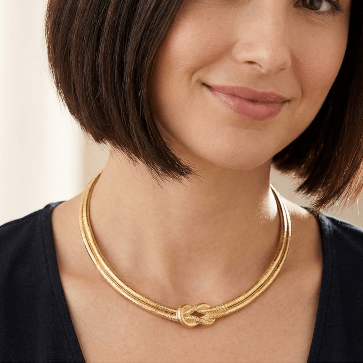 Golden Knot Necklace