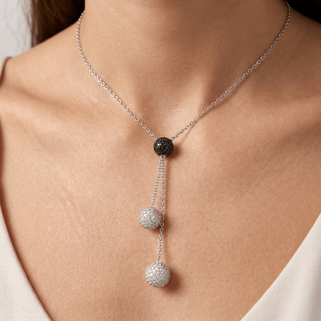 Disco Ball Necklace