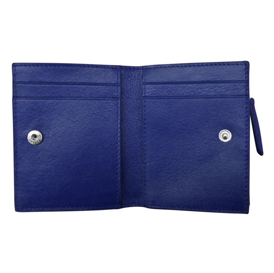 Small Leather Snap Wallet