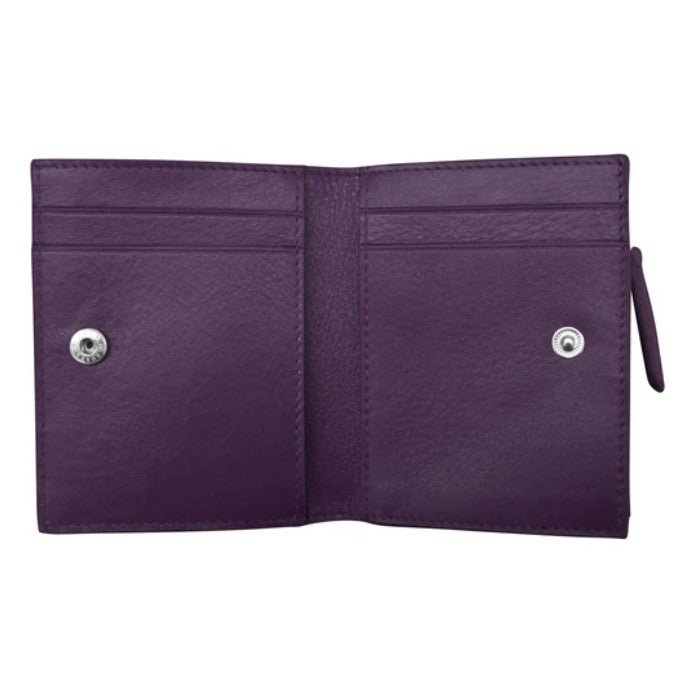 Small Leather Snap Wallet