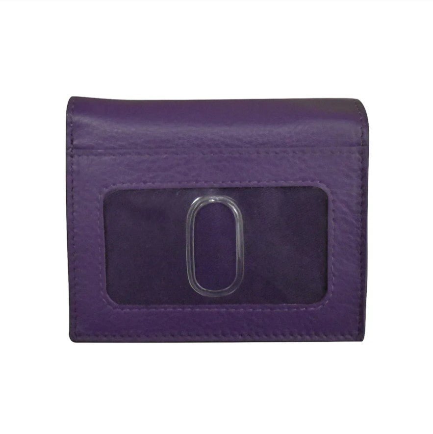Small Leather Snap Wallet