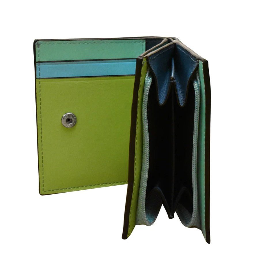 Small Leather Snap Wallet