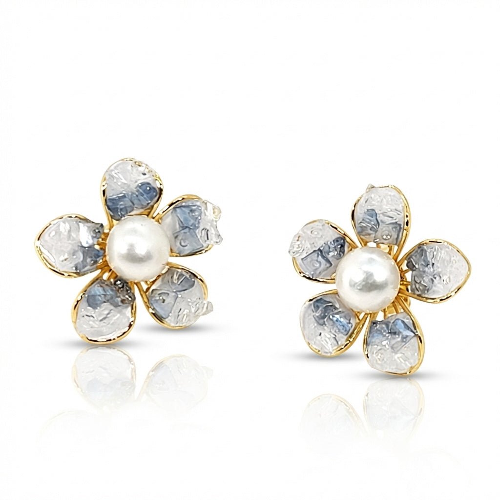 Cherry Blossom Pearl Earrings