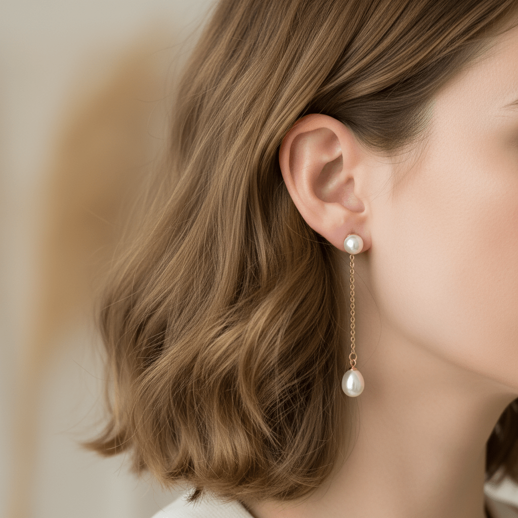 Pearl Dangle Earrings