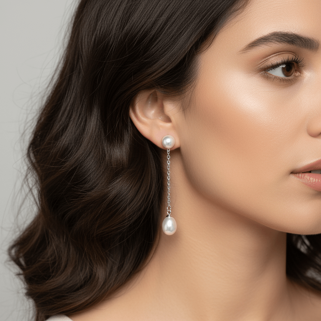 Pearl Dangle Earrings