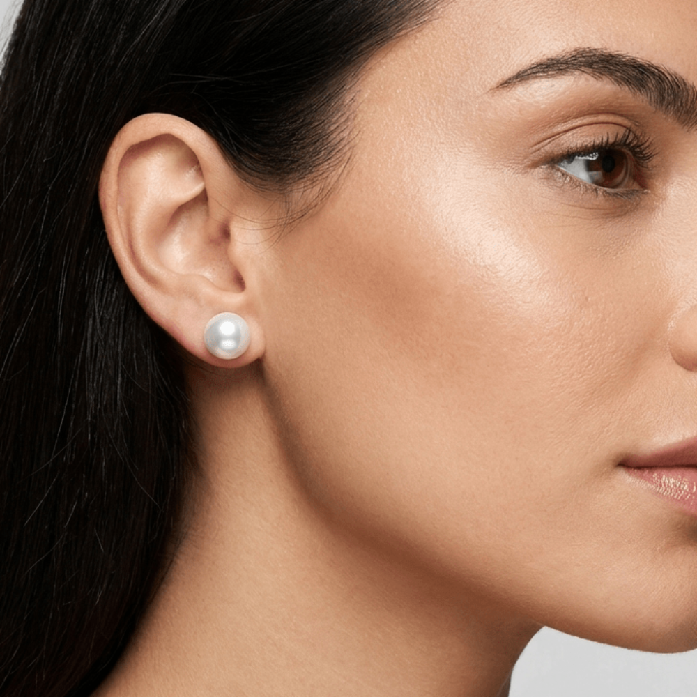 Pearl Stud Earrings