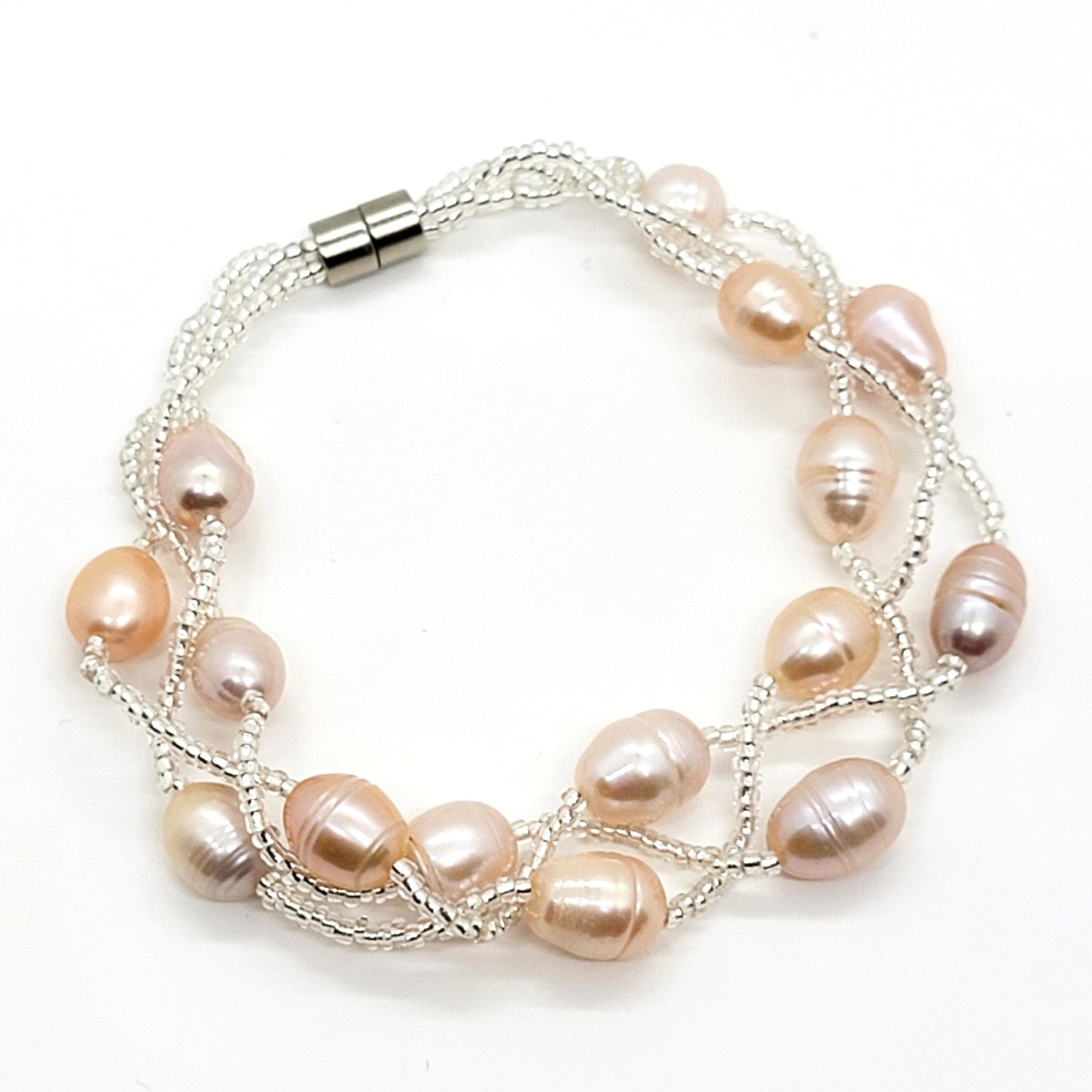 Woven Pearl Bracelet
