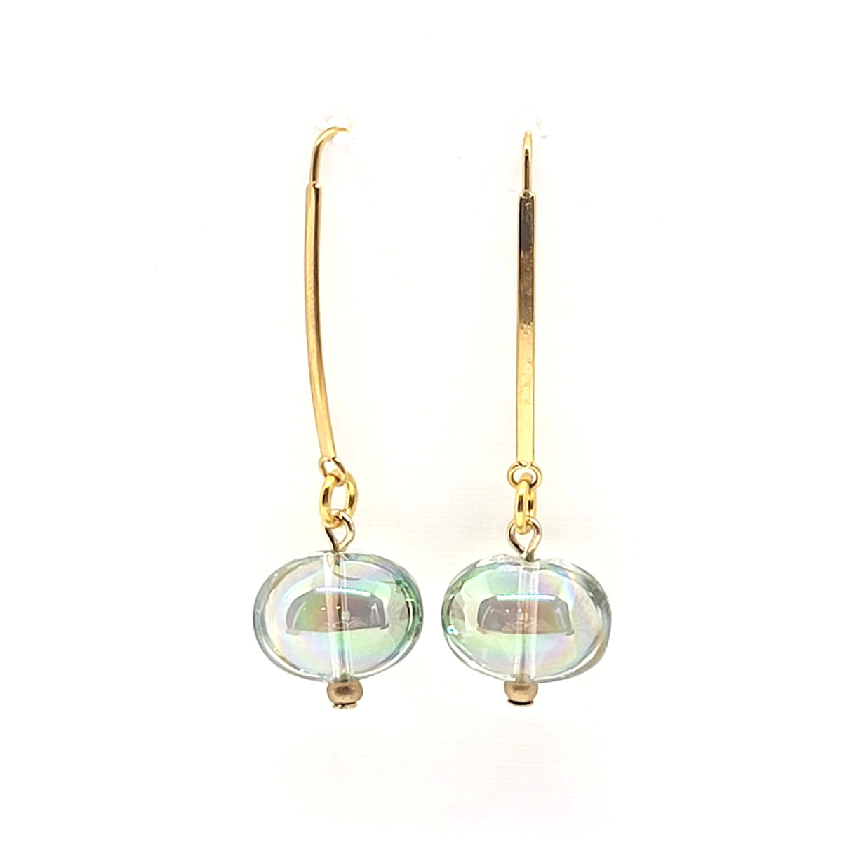 Glass Bubble Drop Earrings