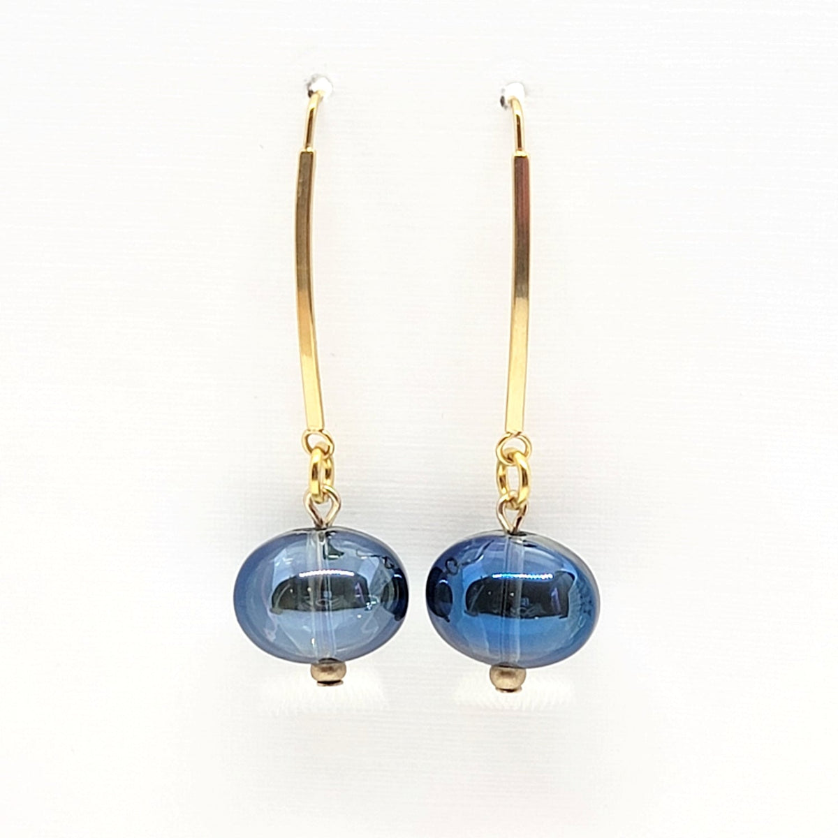 Glass Bubble Drop Earrings