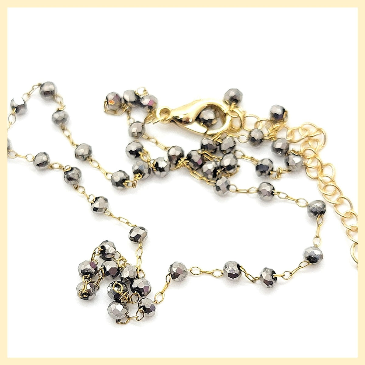 Tiny Crystal Choker Necklace