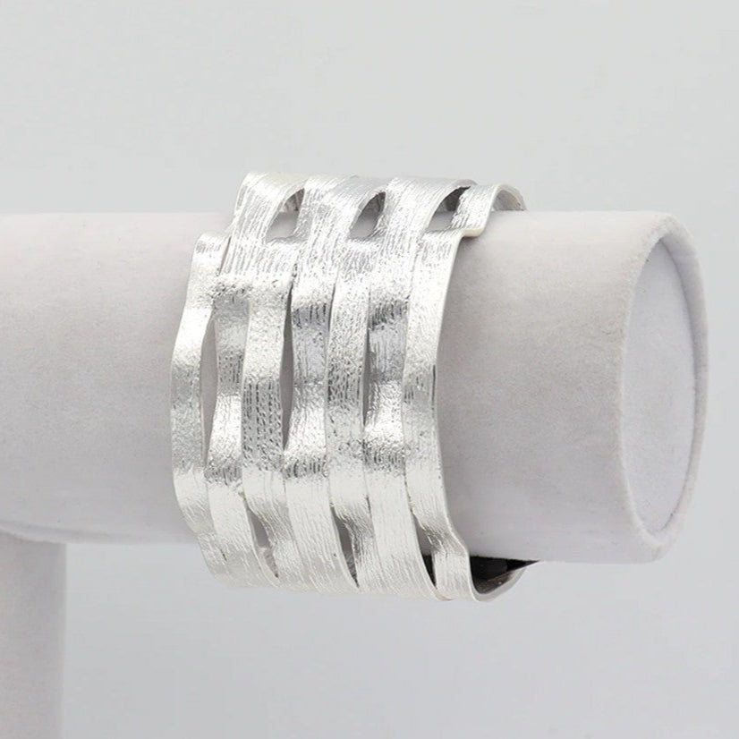 Wavy Open Cuff Bracelet