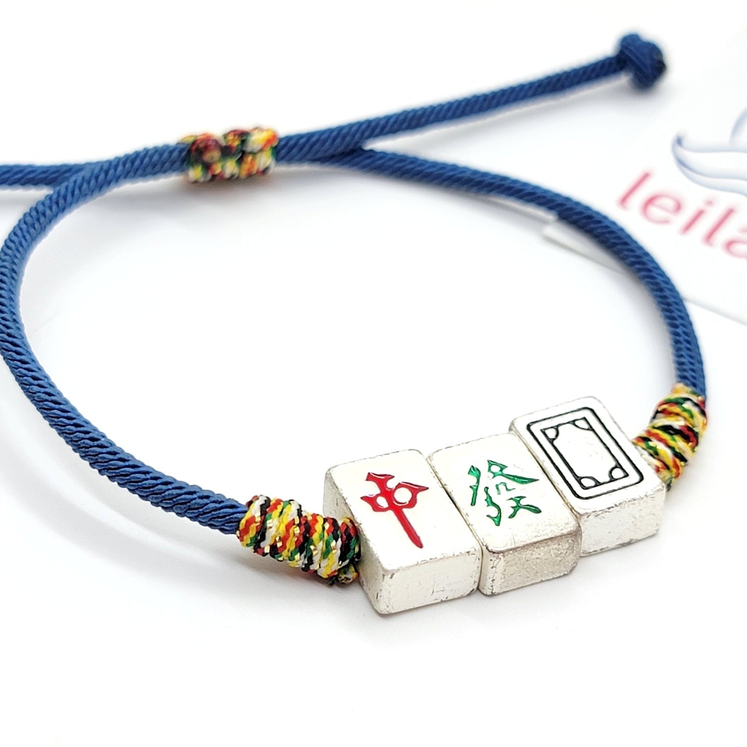 Mah Jongg Tile Pull Bracelet