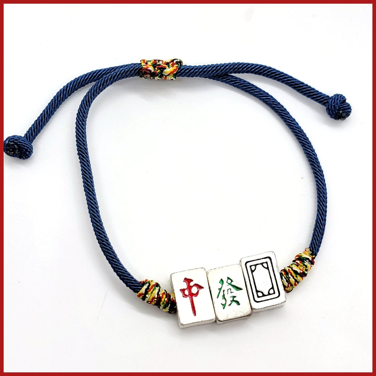 Mah Jongg Tile Pull Bracelet