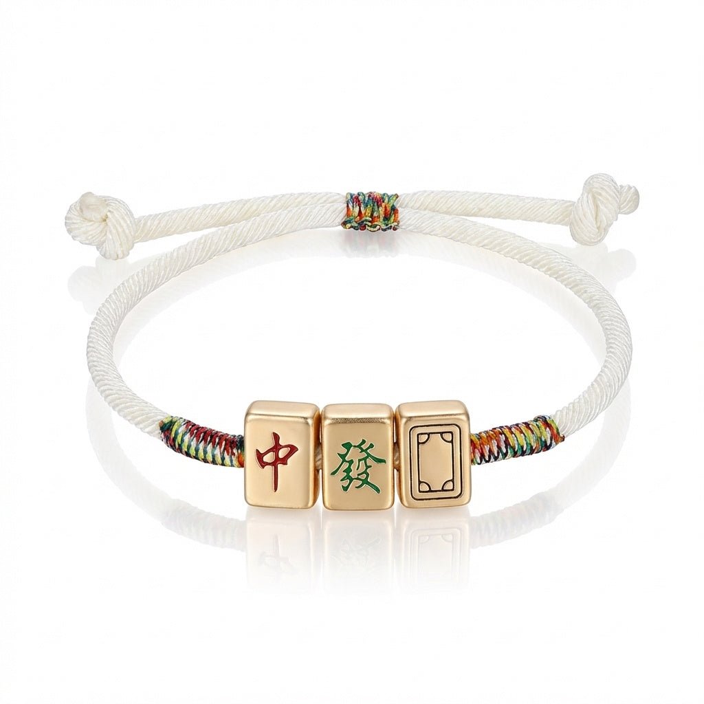Mah Jongg Tile Pull Bracelet