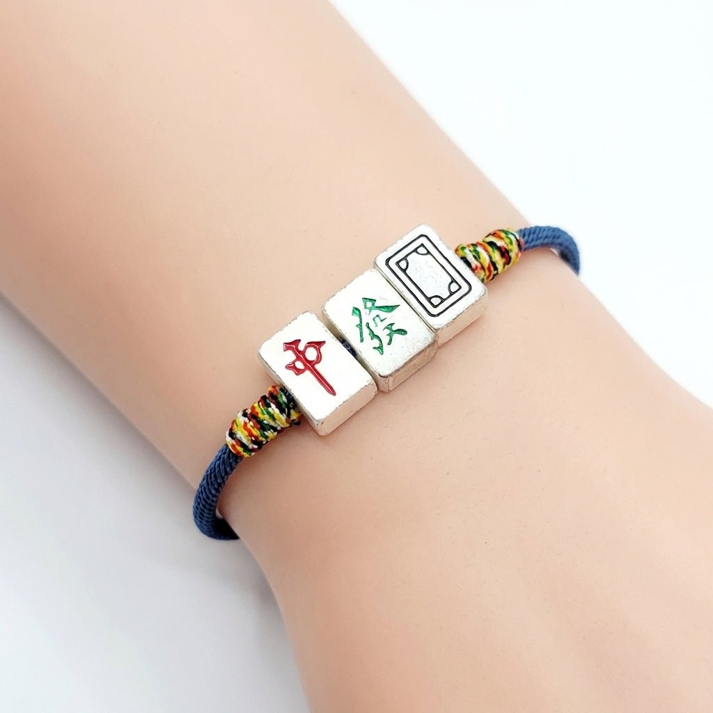 Mah Jongg Tile Pull Bracelet