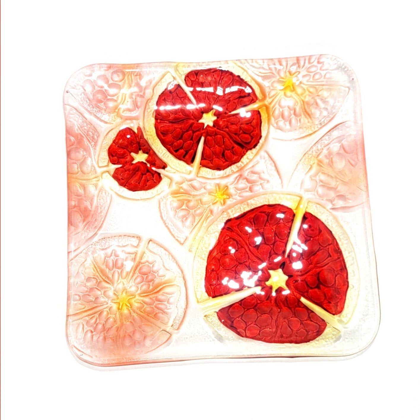 Square Pomegranate Plate