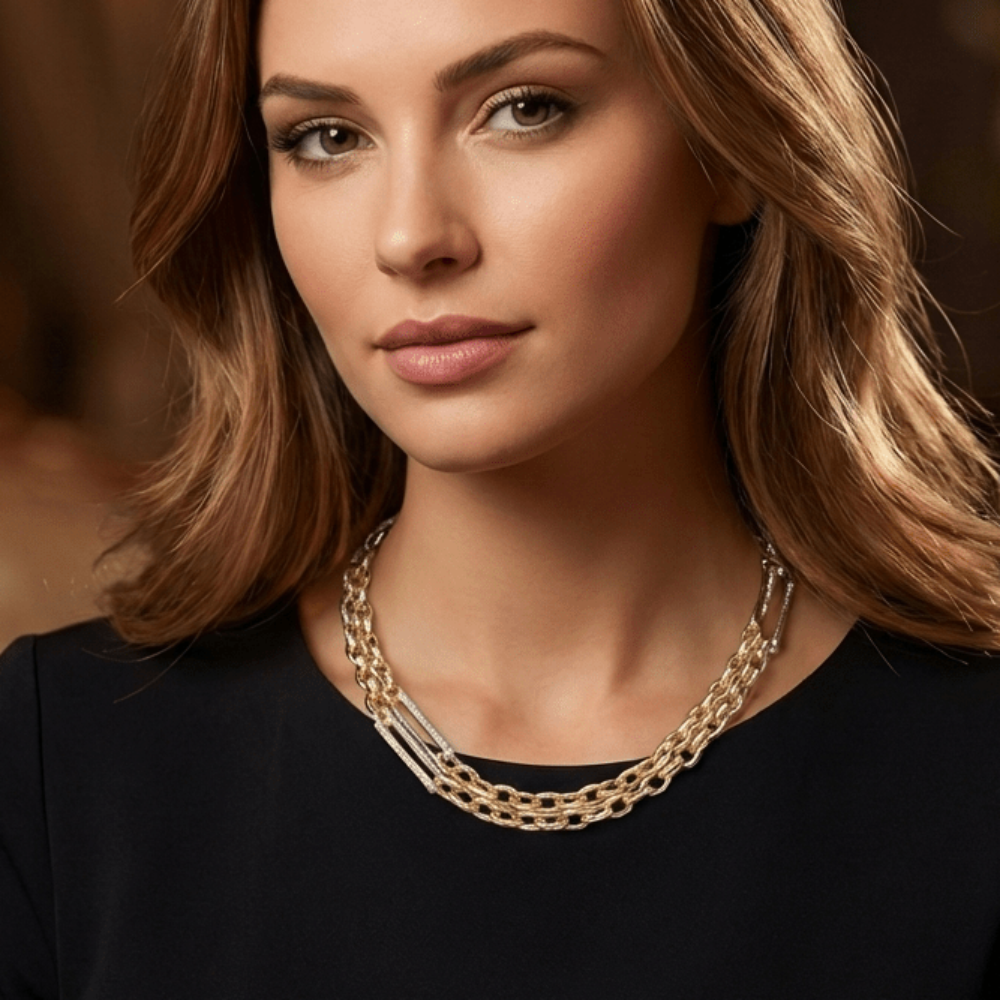 Lago 2-tone Necklace