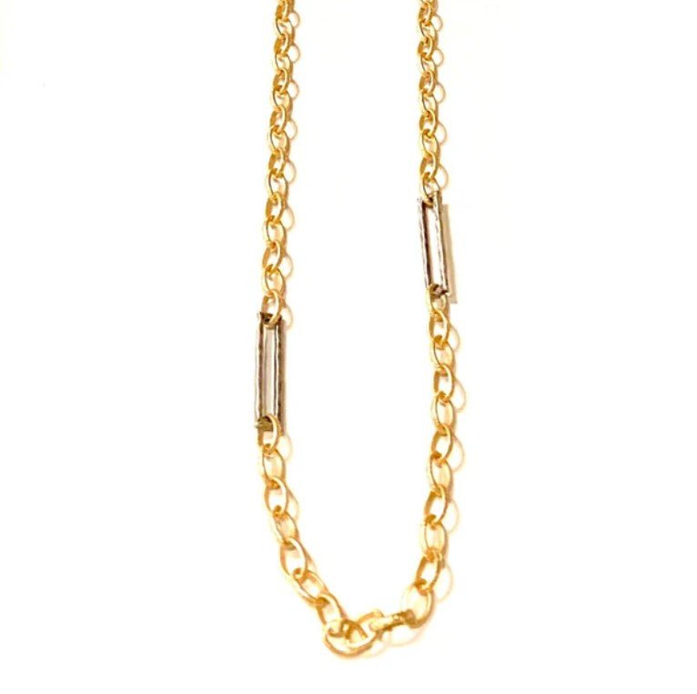 Lago 2-tone Necklace