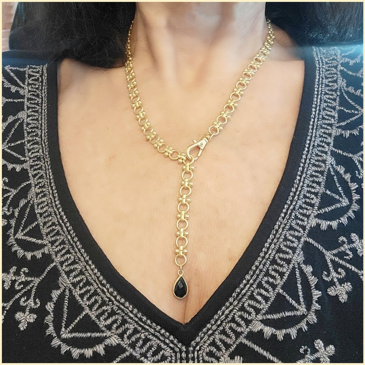 Luxe Gemstone Necklace