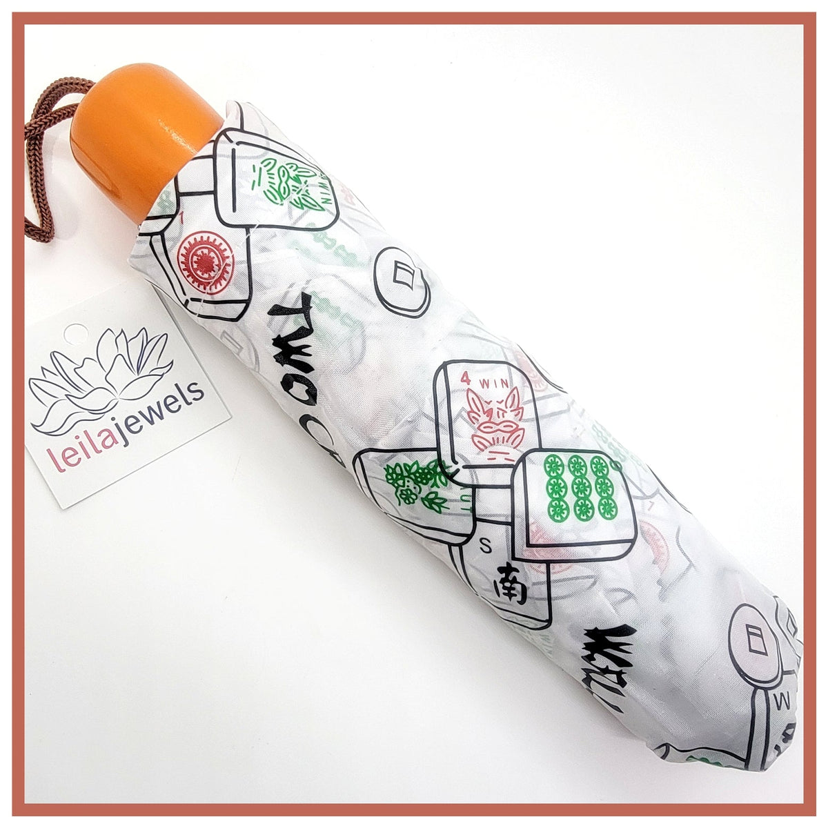 Mah Jongg Folding Umbrella