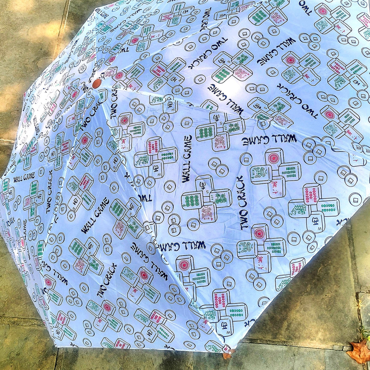 Mah Jongg Folding Umbrella