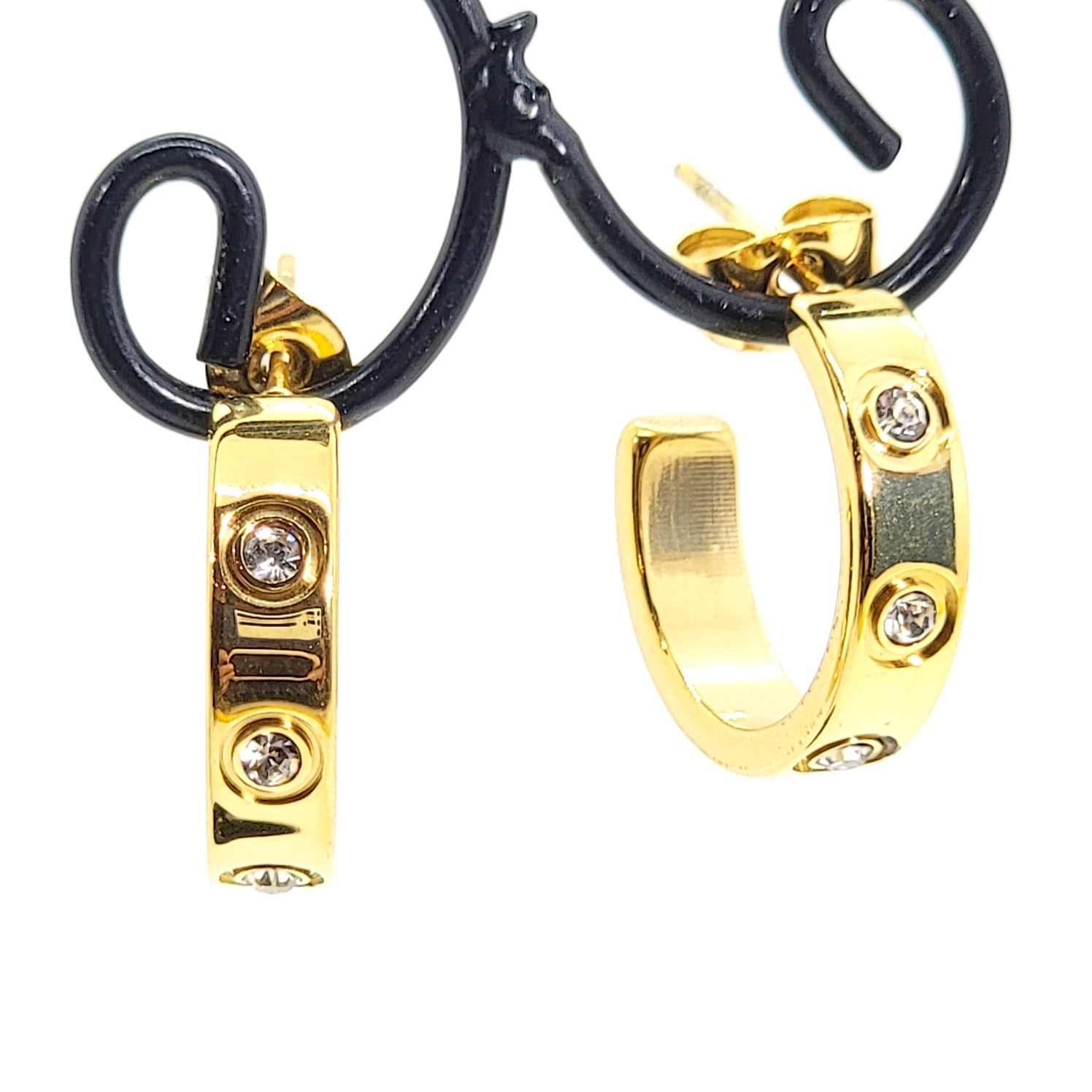 Iconic "Love" Style Hoop Earrings