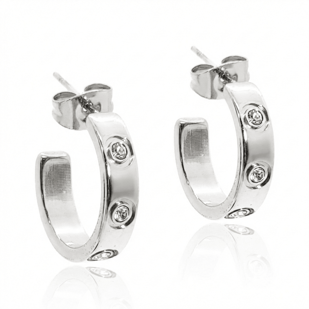 Iconic "Love" Style Hoop Earrings